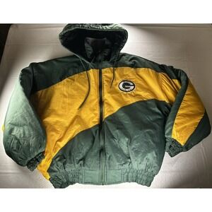 Vintage 90s Green Bay Packers‎ Chalk Line NFL Jacket Adult Medium Small Green
